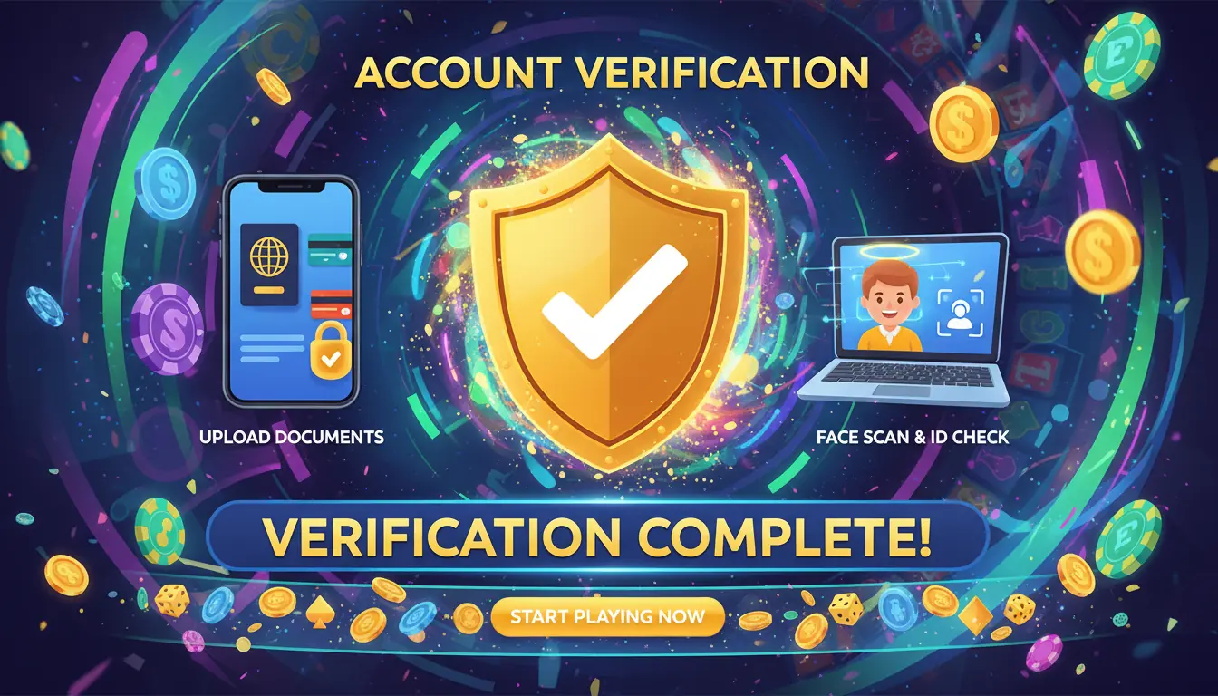Verifiera konto hos Madrush casino